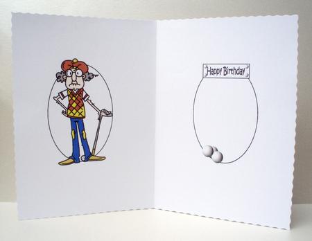 Gus is on a Golfers Diet Insert by Audrey Brown clifford