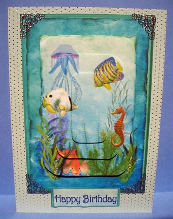 Ocean/tropical Fish 2 - Pyramage by Audrey Brown clifford