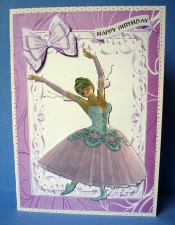 Pretty in Pink! Dancing Ballerina by Audrey Brown clifford