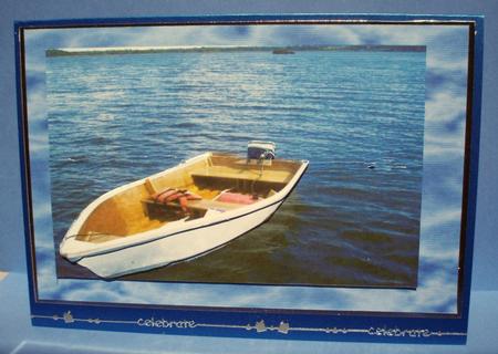Rowing Boat Decoupage by Audrey Brown clifford