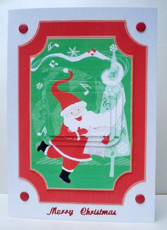 Singing Santa by Audrey Brown clifford