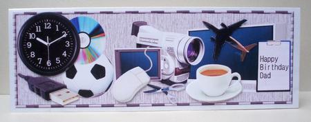 Large Dl Card Men by Audrey Brown clifford