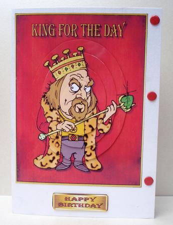 King for the Day Oval Pyramid by Audrey Brown clifford