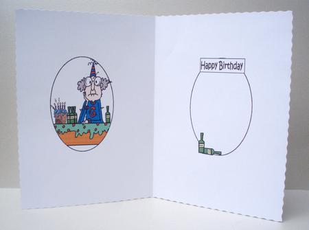 Gus Birthdays and Boozing Insert by Audrey Brown clifford