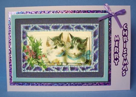 Christmas Kittens by Audrey Brown clifford