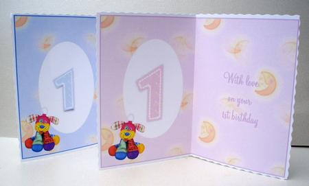 1st Birthday Inserts by Audrey Brown clifford