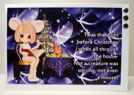Night Before Christmas with Mouse by Audrey Brown clifford