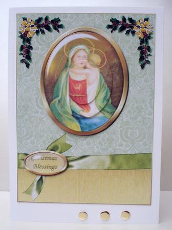 Mary and Child Vintage Pendant by Audrey Brown clifford
