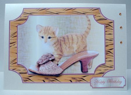 Pussyfoot Quick Card by Audrey Brown clifford