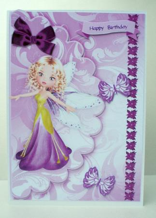 Pretty Faerie on Scalloped Envelope by Audrey Brown clifford