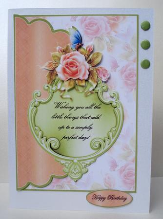 Floral Birthday Verse by Audrey Brown clifford