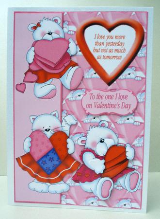 Valentine Hugs by Audrey Brown clifford