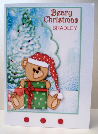 Christmas Baby Bear by Audrey Brown clifford