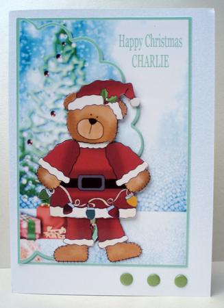 Daddy Christmas Bear by Audrey Brown clifford
