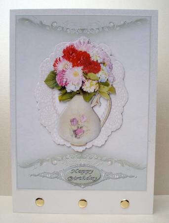 Antique Vase of Flowers by Audrey Brown clifford