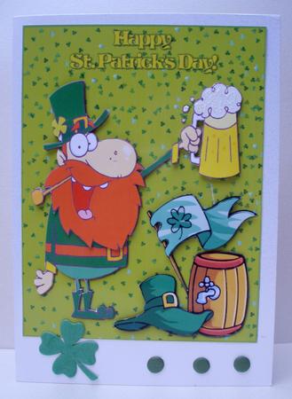 St Patricks Day Leprechaun by Audrey Brown clifford