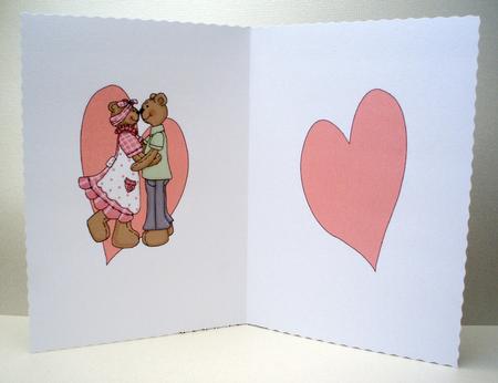 Valentine You Make My Life "bearable" Insert by Audrey Brown clifford