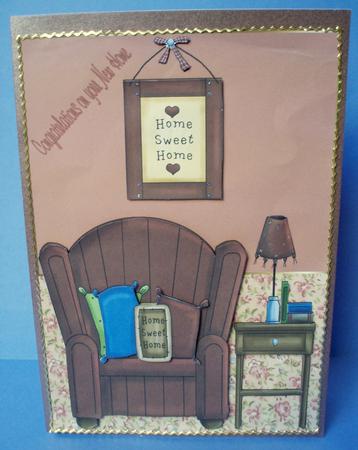 New Home Armchair by Audrey Brown clifford