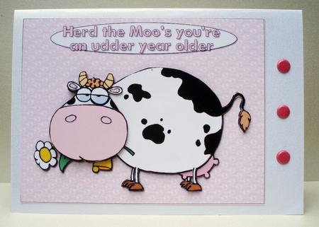 Herd the Moo's on Your Birthday by Audrey Brown clifford