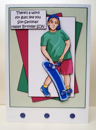 Son-sational Skateboarder Birthday by Audrey Brown clifford