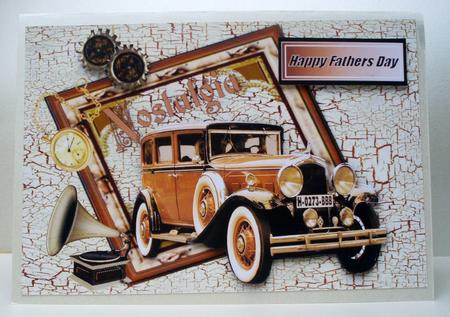 Nostalgia Vintage Car with Accessories by Audrey Brown clifford