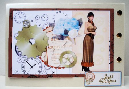 Steampunk Corner Stacker by Audrey Brown clifford