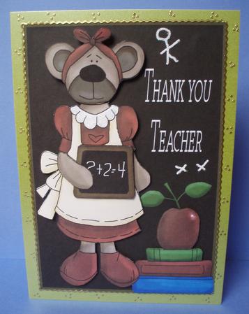 Thank You Apple and Books Teacher by Audrey Brown clifford