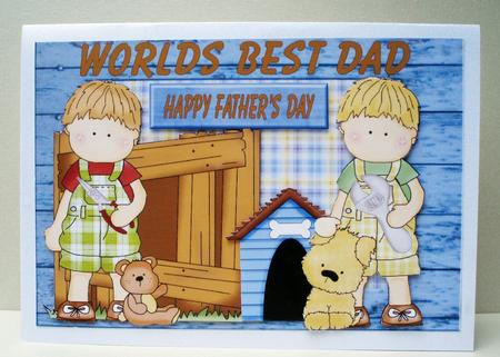 Best Dad Birthday/Fathers Day Topper by Audrey Brown clifford