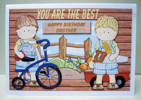 Best Dad Fathers Day/Birthday Topper  by Audrey Brown clifford