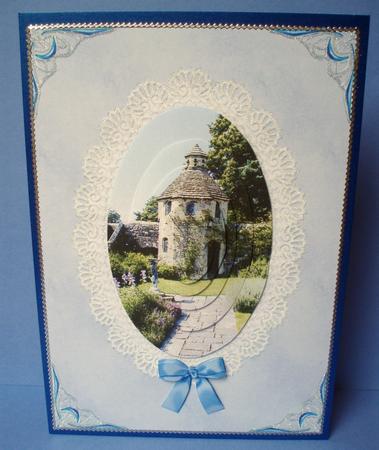 Dove Cote in Lace Border by Audrey Brown clifford