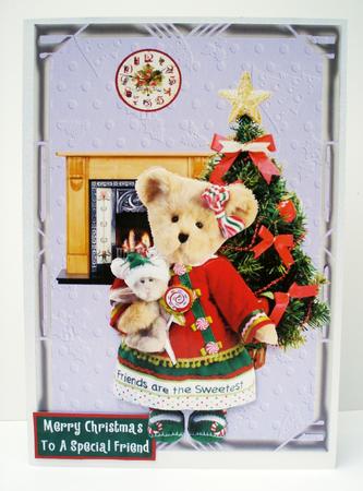 Christmas Friend Bear by Audrey Brown clifford