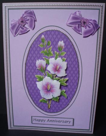 Flowers on Trellis Decoupage by Audrey Brown clifford