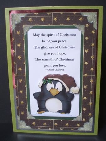 Christmas Peace, Hope, Love Topper by Audrey Brown clifford