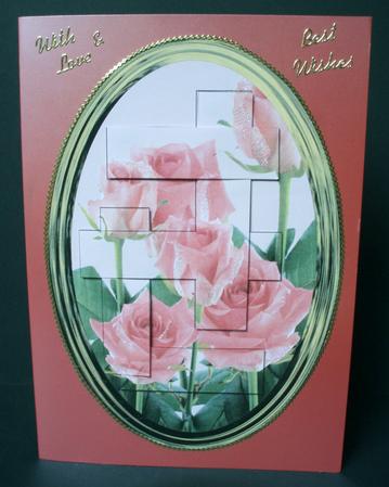Intertwined Pyramid Sweet Pink Roses by Audrey Brown clifford