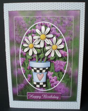 Flowers from the Garden Happy Birthday Thank You by Audrey Brown clifford