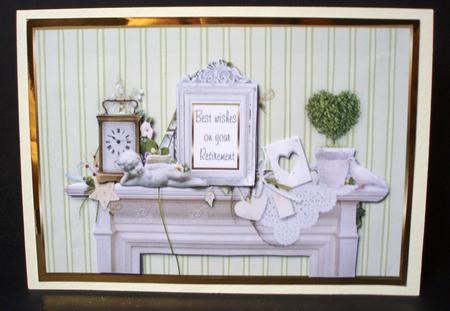 Retirement Mantle Shelf by Audrey Brown clifford