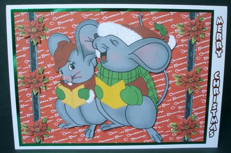Carolling Mice by Audrey Brown clifford
