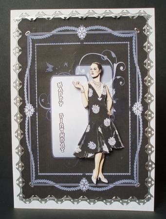Art Deco Card Front by Audrey Brown clifford
