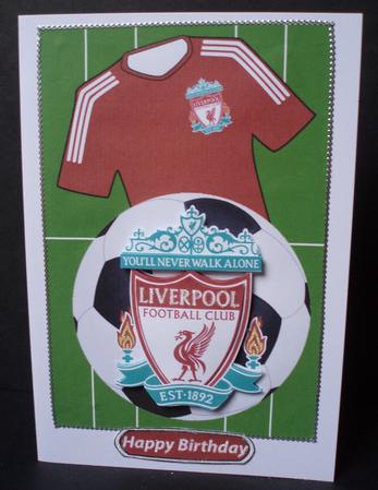 Football Fan in Red by Audrey Brown clifford