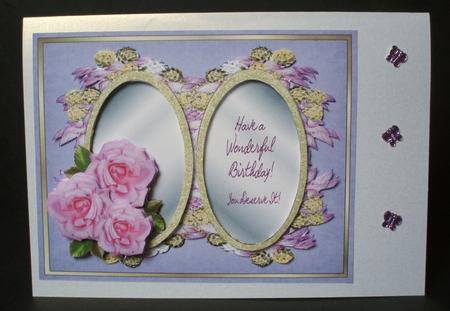 The Rose Mirror - A5 Card Front Sheet 2 by Audrey Brown clifford