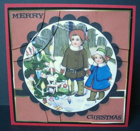 Vintage Children Corner Stacker by Audrey Brown clifford