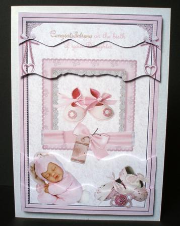 Little Pink Bundle of Joy Side Stacker by Audrey Brown clifford
