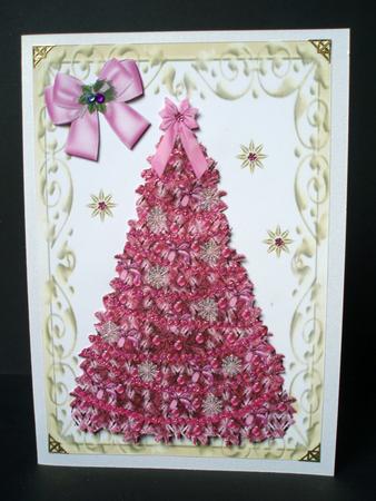 Pink Christmas Tree by Audrey Brown clifford