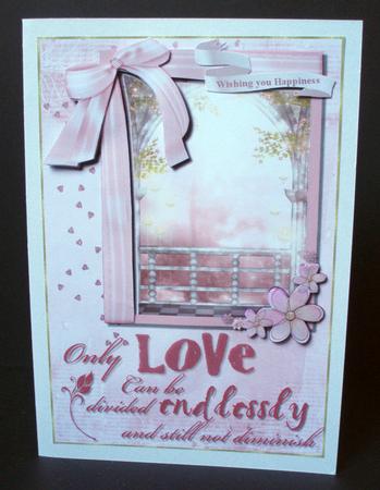 Only Love Card Topper by Audrey Brown clifford