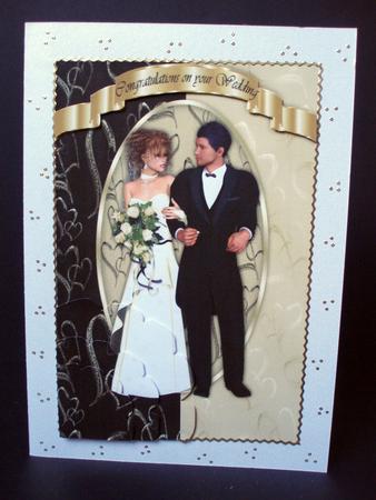 Gold/ivory and Black Wedding by Audrey Brown clifford