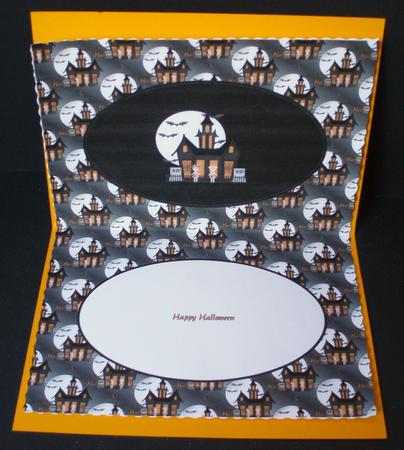 Halloween Landscape Insert by Audrey Brown clifford