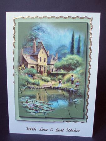 Country Scene Stacker by Audrey Brown clifford