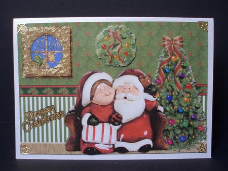 Mr and Mrs Claus by Audrey Brown clifford