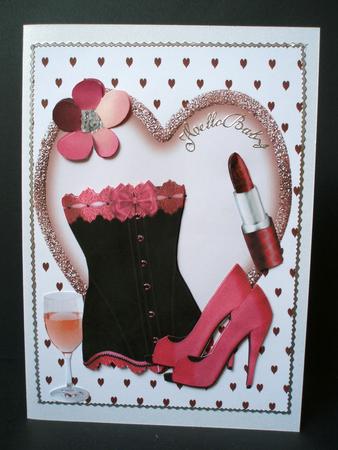 Gorgeous Ladies Accessories in Black/cerise by Audrey Brown clifford