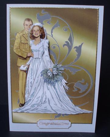 40s Military Wedding by Audrey Brown clifford